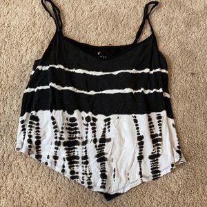Super soft, black and white tie-dye
